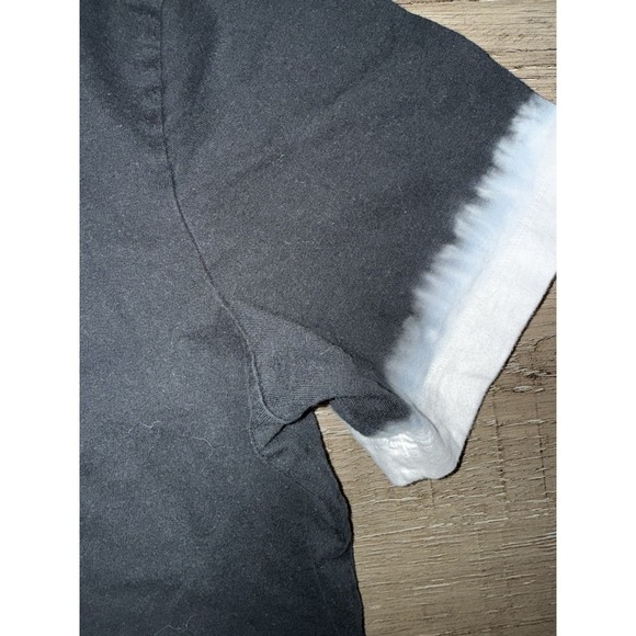 Disney Pirates of the Caribbean Dip Dye Black Polo Shirt Mens XL Walt Disney - Picture 2 of 5